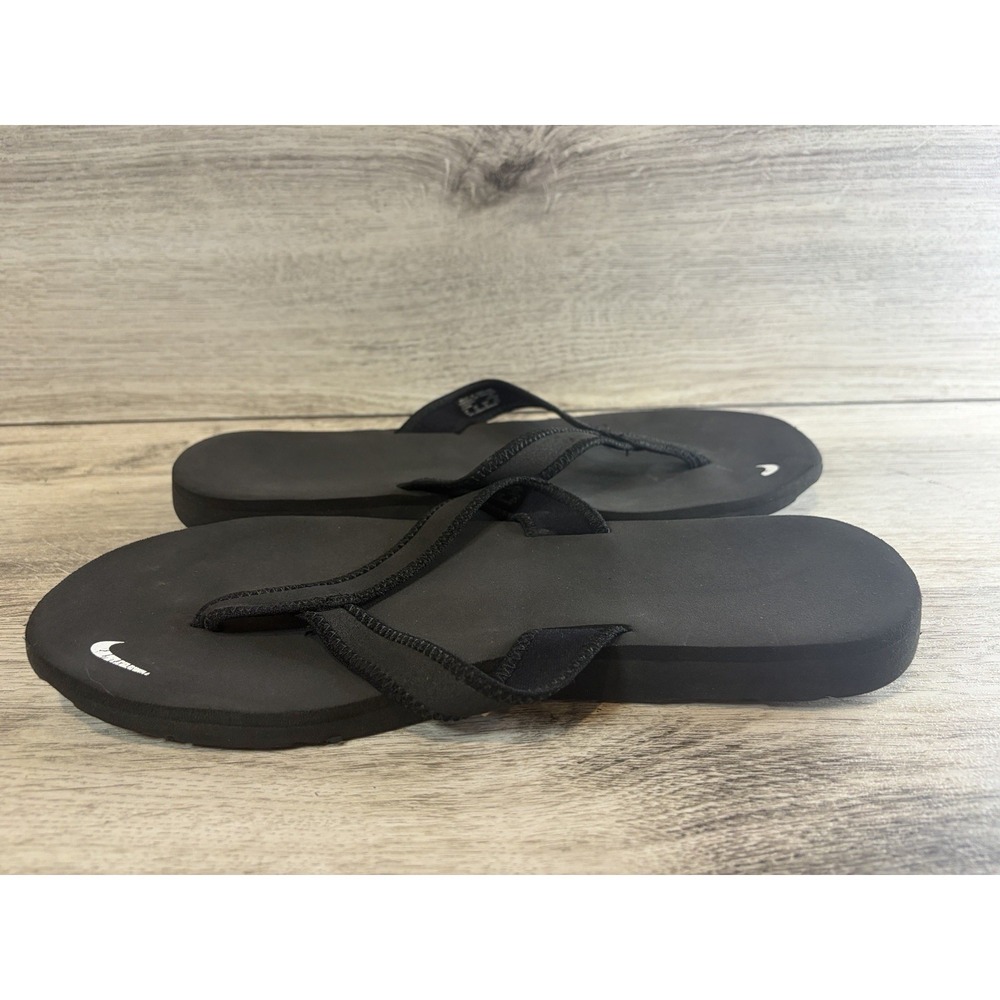 Nike Women's Celso Girl Comfort Thong Flip Flop Sandals Black 314870-011 Size 10 - Picture 6 of 9